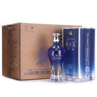 洋河 天之蓝 52度 375ml*6 整箱装白酒 绵柔口感 （新老包装随机发货）
