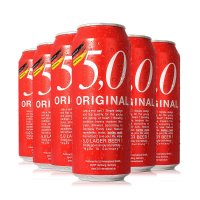 德国原装进口 5.0窖藏啤酒500ml *6