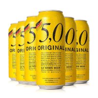 德国原装进口 5.0自然浑浊型小麦啤酒500ml*6