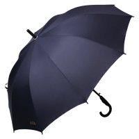 天堂伞 193E碰击布直杆自开商务伞晴雨伞 藏青