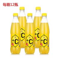 可口可乐 怡泉（Schweppes）+C柠檬味汽水 500ml*12 箱装 汽水饮料 （新老包装随机发货）
