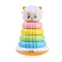 澳贝（AUBY） 喜洋洋与灰太狼 益智玩具 喜羊羊叠叠圈 婴幼儿童音乐发光不倒翁叠叠乐465103