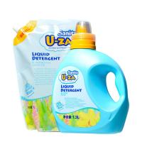 U-ZA洗衣液套装(1300ml+1000ml洗衣液补充装)