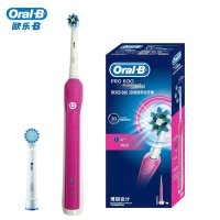 博朗（BRAUN）欧乐B D16.523U 600 3D智能电动牙刷粉色版
