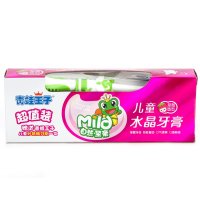 青蛙王子儿童水晶牙膏(草莓)超值装-50g