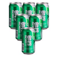 雪花啤酒8度清爽6连包330mL*6听/组