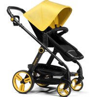 【苏宁自营】babysing圆蓬发泡轮推车DAZZLE2高景观四轮避震 黄色