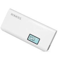 罗马仕（ROMOSS）10400毫安 sense4LCD显示屏版 白色 手机/平板智能移动电源/充电宝