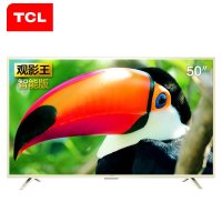 TCL D50A810 50英寸 全高清 内置wifi 海量影视资源 同步院线 安卓智能LED电视(金色)