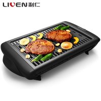 利仁（Liven）KL-J4500 家用烧烤炉 烧烤架 无烟韩式电烤盘 不粘烤肉锅