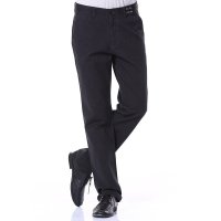 香港鳄鱼恤男装BQ34606男士休闲裤 黑色 32(2尺5)