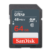 闪迪Ultra64G-NB UHS-I Class10(48M/S)SDXC存储卡/内存卡