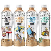 【苏宁易购超市】康师傅一刻馆奶茶450ml*15瓶箱装 含乳饮品