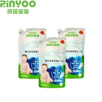 玲瑶宝宝婴儿草本多效洗衣液500ml*3袋套装 婴童洗衣液