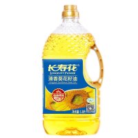 【苏宁超市】长寿花葵花籽油1.8L 物理压榨一级食用油 充氮保鲜