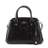 COACH蔻驰黑色浮雕logo两用包35191 黑色