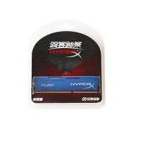 金士顿(Kingston)骇客神条 Fury系列 DDR3 1866 4GB台式机内存条HX318C10F/4蓝色