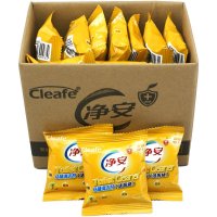 净安(cleafe) 马桶清洁剂 蓝泡泡洁厕块（柠檬） 50g*20袋/盒