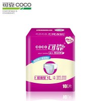 可靠超值型成人纸尿裤 老年人尿不湿成人拉拉裤 大号L码 10片/包