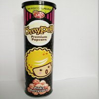 马来西亚进口 SKS草莓巧克力味爆米花 85克/罐