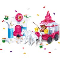 【小颗粒】邦宝 女生生日礼物拼插积木益智儿童玩具 幸福钟声6107