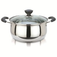 美厨（maxcook）不锈钢汤锅 复底弧形22CM 雅厨系列 YC-22