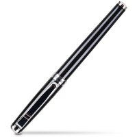 得力(Deli) 中性笔S86 商务签字笔 金属笔杆 <0.5mm 1支/装 黑色 黑色