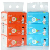 顺清柔 抽纸 青春系列3层120抽3包软抽纸巾抽取式面巾纸（颜色随机）