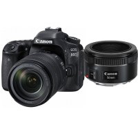 佳能(Canon) EOS 80D（18-200mm+摄影包+三脚架） 数码单反相机 单镜头套装 约2420万像素