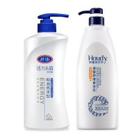 好迪活力去屑洗发露焗油亮泽型750ml+好迪膜发师清馨舒缓香浴乳薰衣草1L