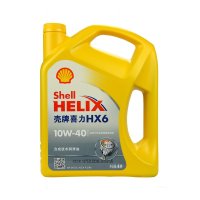 壳牌 (Shell) 黄喜力合成技术机油 黄壳Helix HX6 10W-40 SN级 4L 汽车润滑油