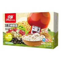 方广 营养面 婴儿辅食 五豆蝴蝶面200g/盒装