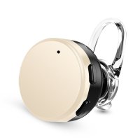 罗凡尼U6迷你隐形智能声控蓝牙耳机4.1立体声通用耳机 金色