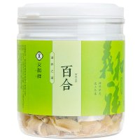 义和祥百合 无硫百合片 百合干 100g/罐