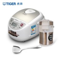 精品厨房三件套(日本原装进口微电脑3L电饭煲+时尚气压式2.2L保温瓶+不锈钢炒勺)