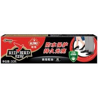 红鸟 奇伟 高级鞋油 黑色 30g 皮鞋护理 真皮保养 黑色