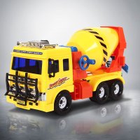 乐飞（LEFEI）城市工程车系列 9922大力搅拌车 中号惯性混凝土工程运输车 男孩玩具汽车3-6岁