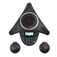 音络AUCTOPUS-USB 扩展型 音视频会议电话 全向麦 八爪鱼 适用大中型会议室 黑色