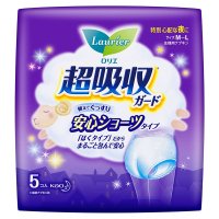 花王乐而雅裤型卫生巾安睡裤5片