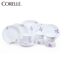 康宁(CORELLE)餐具套装四叶草-17WP美国进口餐具终身质保 碗碟餐盘