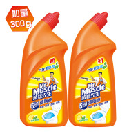 威猛先生(Mr Muscle)深层净力洁厕啫哩 （柠檬草香）量装 750g*2【新老包装随机发货】洁厕液洁厕灵 除臭去味