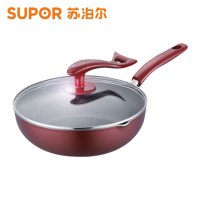 苏泊尔（SUPOR）EJ28RP01 火红点煎炒锅28cm 电磁炉燃气灶通用