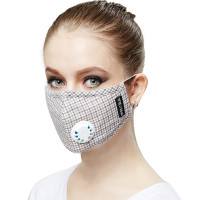 [苏宁易购超市] 伊藤良品 9500B 呼吸阀耳带式 日用口罩(橙格)1只装 橙格色