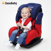 [苏宁自营]嘉嘉宝贝(zazababy)汽车儿童安全座椅ISOFIX接口latch接口 铁王座(9个月-12岁) 英国队长色