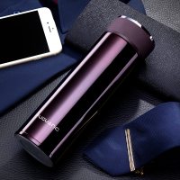 富光(FUGUANG)保温杯FGL-3569 260ml富光新品智能恒温杯55度保温杯快速降温男士商务控温水杯 黑紫色
