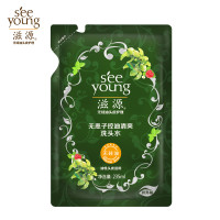滋源(seeyoung) 无硅油头皮护理无患子控油清爽洗头水235ml补充装