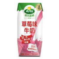 Arla爱氏晨曦 草莓味风味牛奶200ml×20盒 丹麦进口