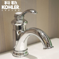 科勒面盆龙头菲尔法斯K-8657T-CP欧式台盆洗脸盆单把冷热水龙头 8657T-CP