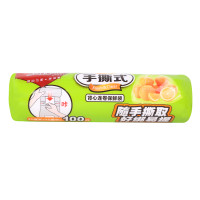 美丽雅 手撕式背心连卷保鲜袋 大号35m*45cm 100只
