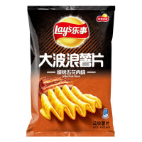 乐事大波浪薯片碳烤五花肉味145g